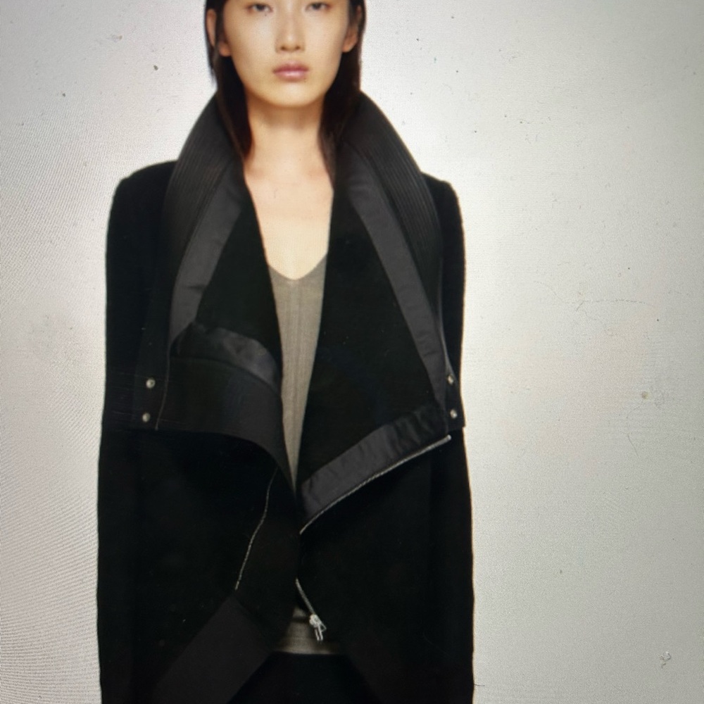 RICK OWENS exploded wool coat - Picture 2 of 11